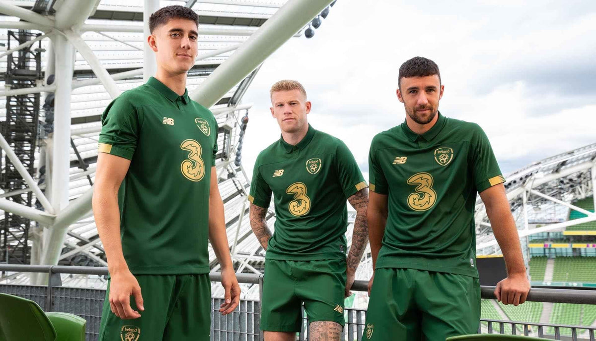 Players in green football jerseys