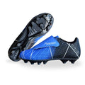 [PRS0003J08] Precision Matrix Junior Football Boots FG (Blue-Black-Silver, J8)