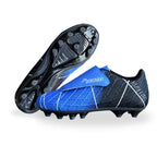 [PRS0003J08] Precision Matrix Junior Football Boots FG (Blue-Black-Silver, J8)