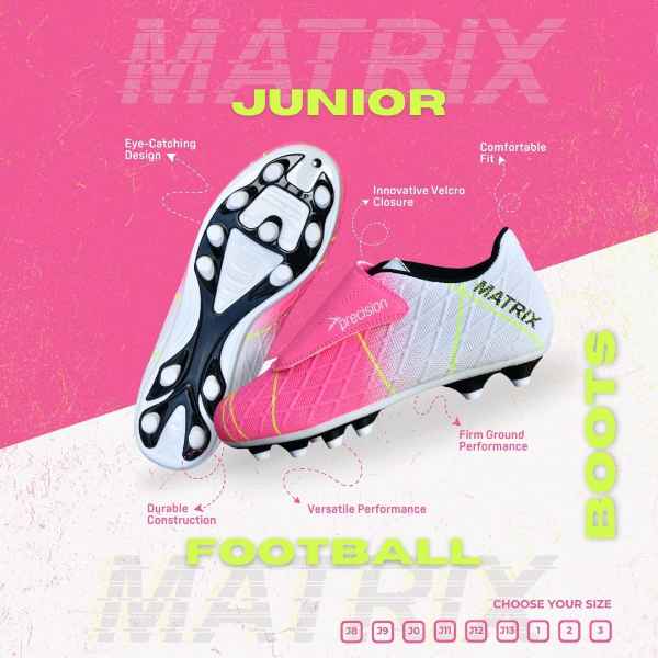 Precision Matrix Junior Football Boots FG-3