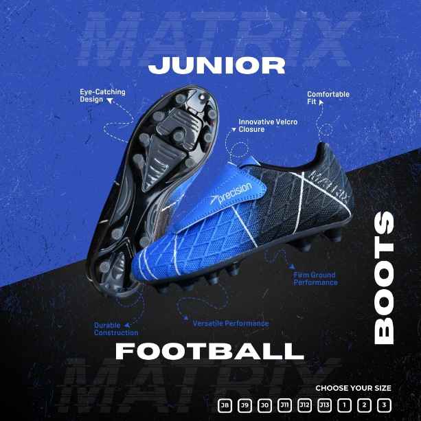 Precision Matrix Junior Football Boots FG-3