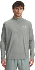 under-armour-tech-textured-1-2-zip-1382797-silica-green-hydro-green-high-vis-yellow