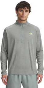 under-armour-tech-textured-1-2-zip-1382797-silica-green-hydro-green-high-vis-yellow