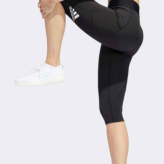 Adidas TechFit Black 3/4 Leggings