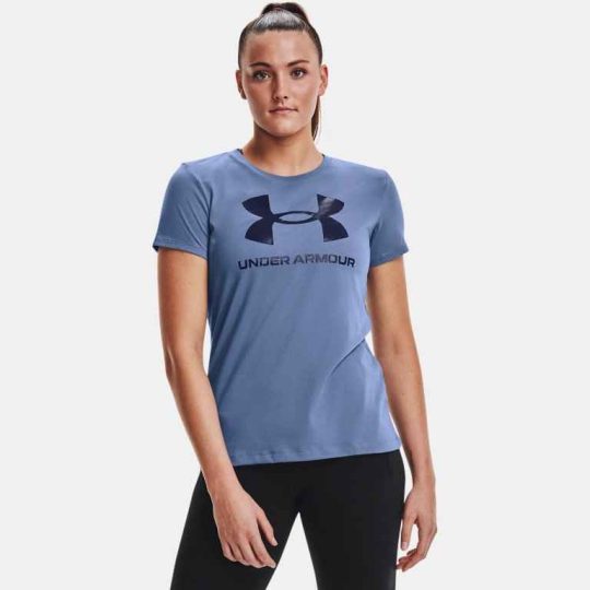 Under Armour Sportstyle Graphic tee shirt  Navy Short Sleeve Women