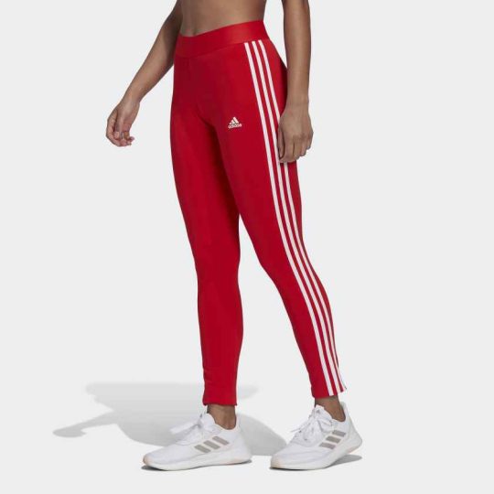 Adidas Red Leggings Loungwear Ladies