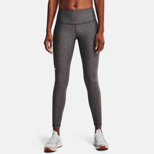 Under Armour Grey HeatGear Armour Hi-Rise Full-Length Leggings Ladies