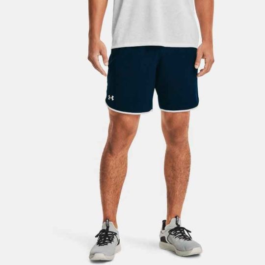 Under Armour HITT Woven Navy Shorts Mens