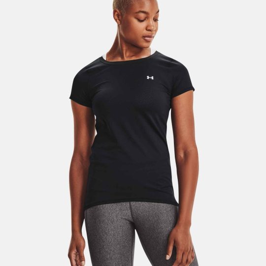 Under Armour HeatGear Short Sleeve Tee Shirt ladies