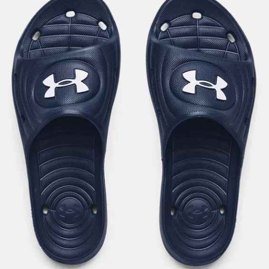Under Armour Locker IV Slides Navy Mens