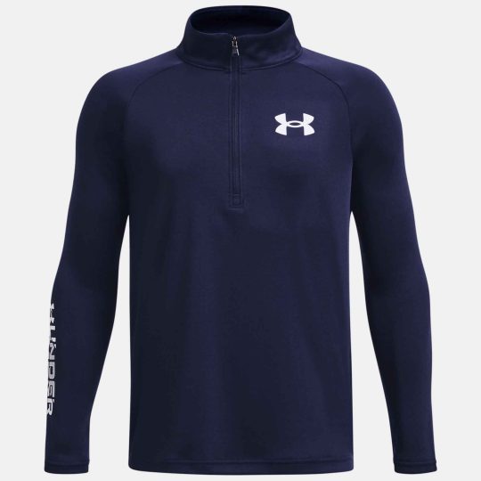 Under Armour Tech™ Big Logo Boy's ½ Zip