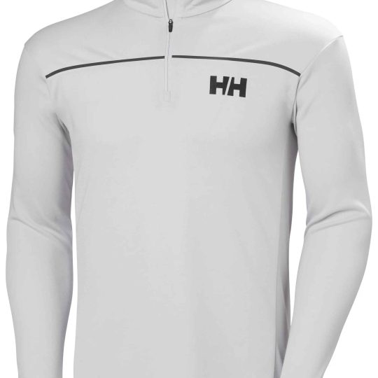 Helly Hansen Grey 1/2 Zip Tech Pullover Mens