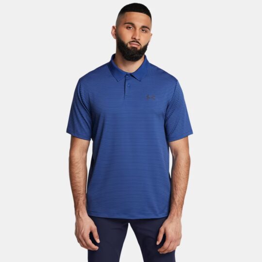Under Armour Golf Matchplay Stripe Polo Stripe Mens