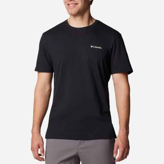 Columbia North Cascades  Black Tee-Shirt Mens