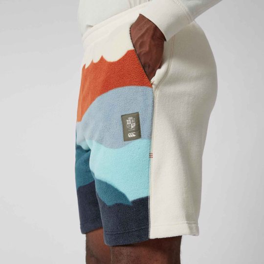 Canterbury British and Irish Lions Rugby Out Back Fleece Cotton Shorts Mens