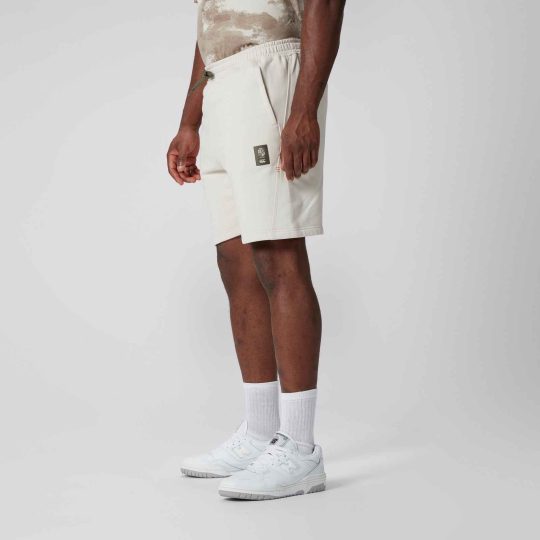 Canterbury British and Irish Lions Rugby Out Back Fleece Cotton Cream Shorts Mens