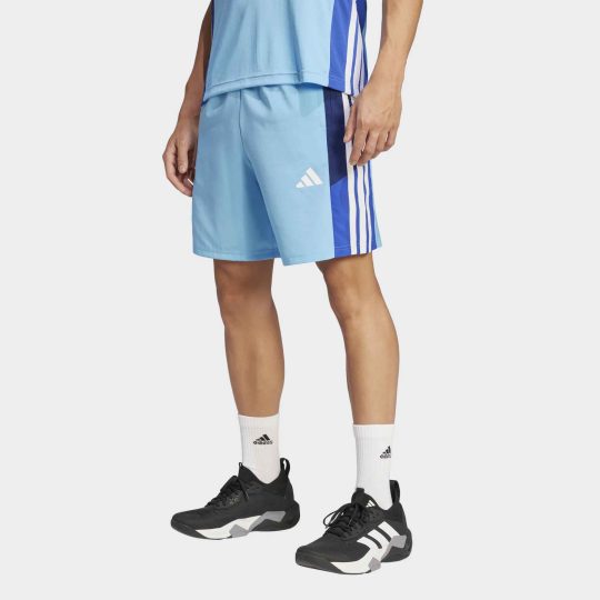 Adidas Training Baby Blue Shorts Mens