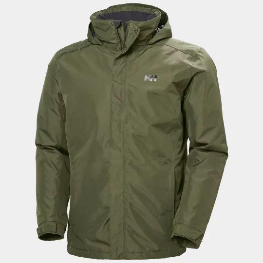 Helly Hansen Dubliner Insulated Waterproof Jacket Green Mens