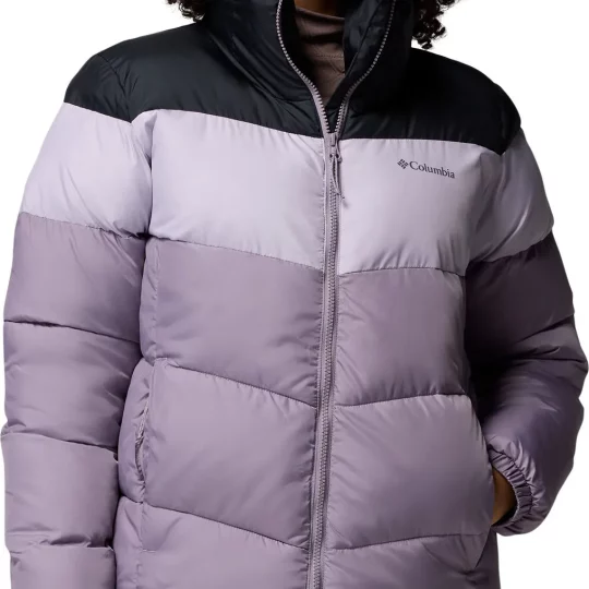 Columbia Puffect II Colorblock Jacket Purple Puffa Ladies
