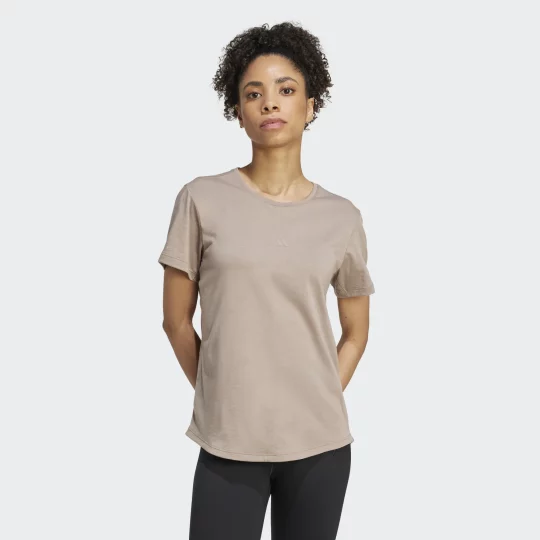 Adidas Motion Essential Cream Tee Shirt Ladies