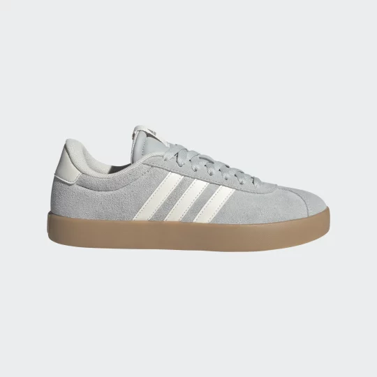 Adidas VL Court Grey 3 Stripe Sway Runner Ladies