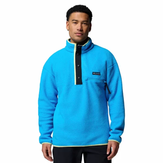 Columbia Helveita Snap Fleece Blue Mens