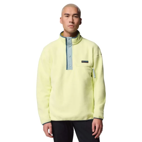 Columbia Helvetia Streetwear Yellow Fleece Mens