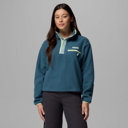 Columbia Helvetia II Cropped Sherpa Half Snap Fleece Ladies