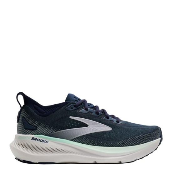 BROOKS GLYCERIN GTS 23 RUNNING Runners SHOES - NAVY Ladies