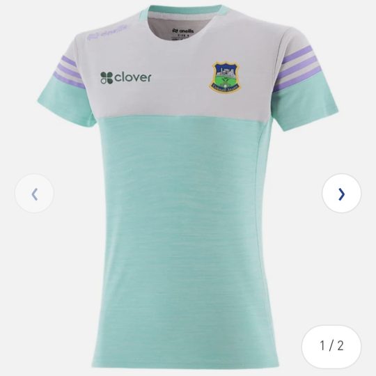 O'Neills Tipperary GAA 060 Sedona T-Shirt Purple / White / Green Girls