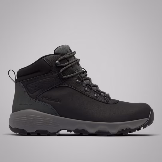 Columbia Newton Wander Black Hiking Boots Mens