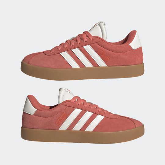 ADIDAS VL COURT 3.0 SHOES VELCRO THREE STRIP RUNNER LADIES