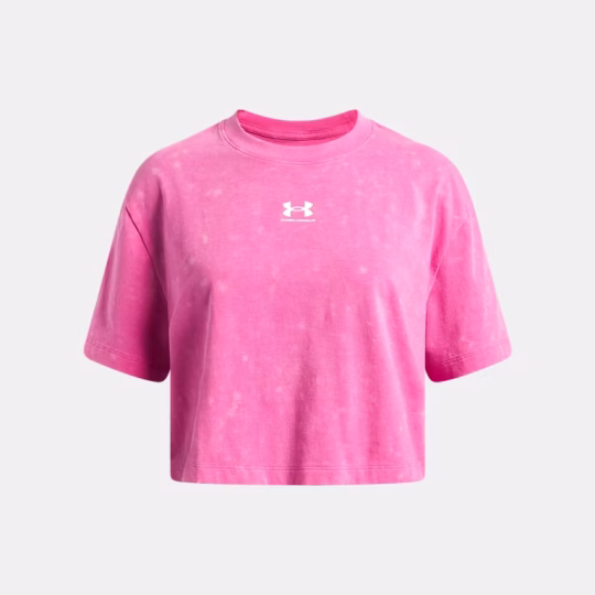 UA Rival Wash Girls' Short Sleeve